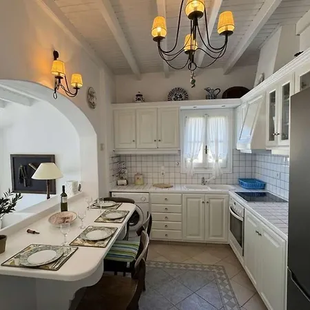Scenic Stylish 2 Bd House Facing The Sea Elia (Mykonos)
